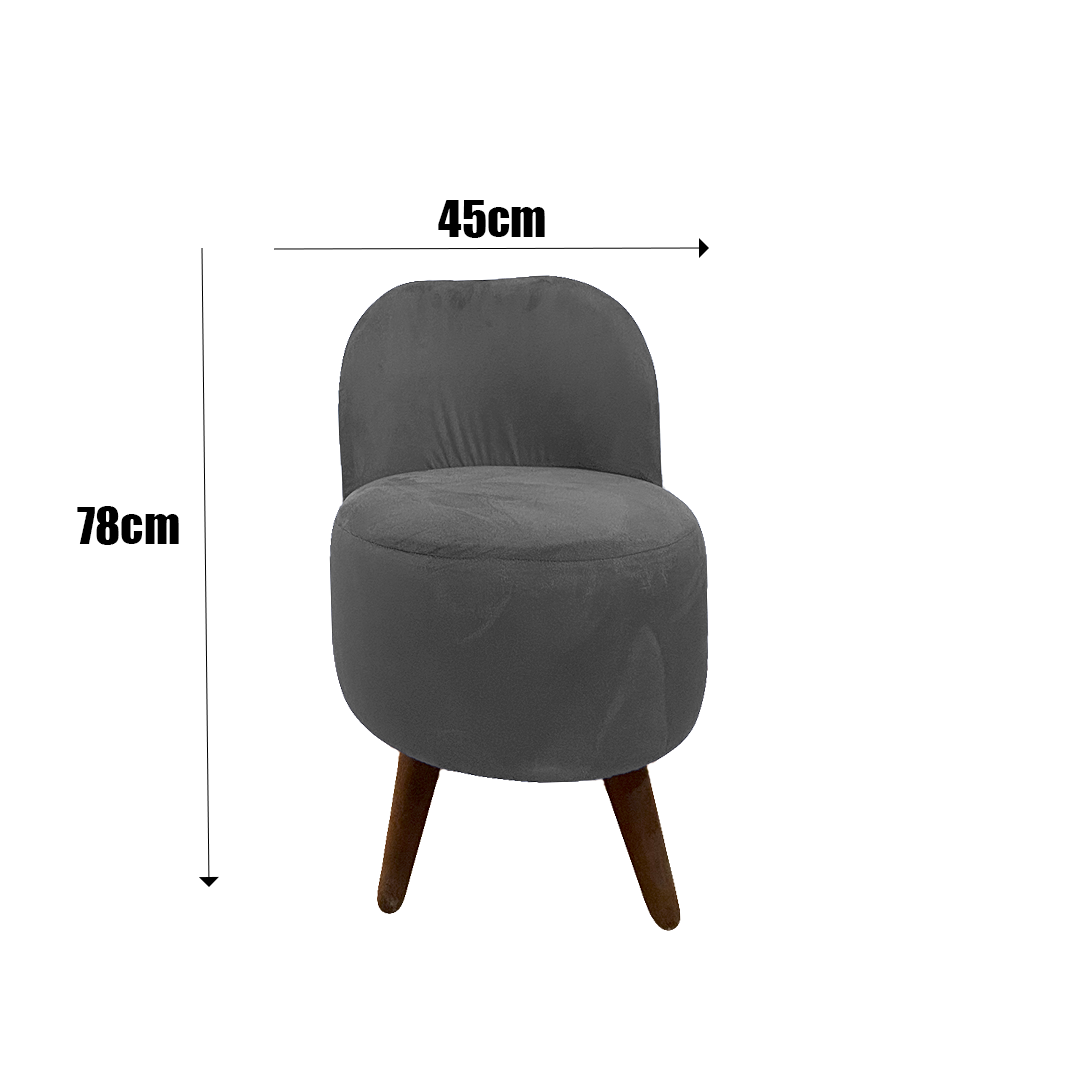 Product Thumbnail 6 of Modern Velvet Accent Chair
