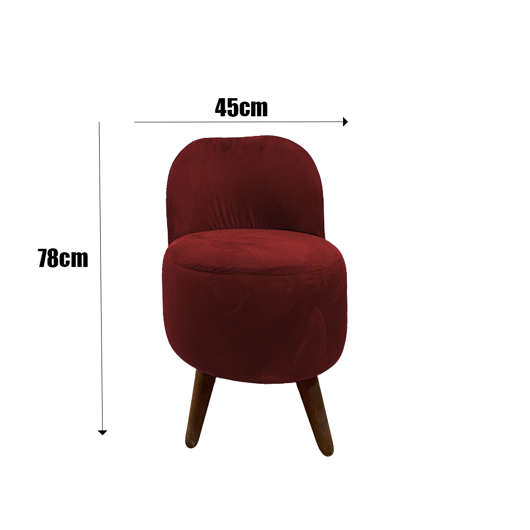 Product Thumbnail 8 of Modern Velvet Accent Chair
